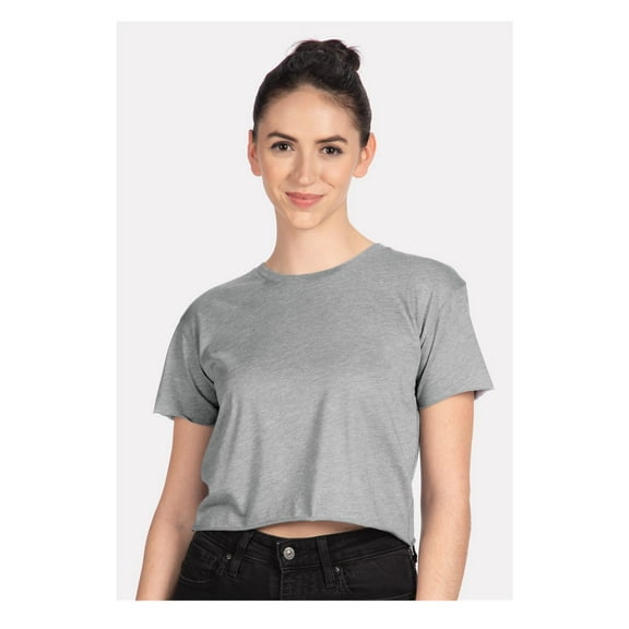 Next Level - Women's Festival Crop Top - 5080 - Heather Grey - Size: XS