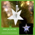 thumbnail image 3 of OUNONA 1Pcs Holiday Crystal Light Decor Five-pointed Star for Christmas Transparent, 3 of 8