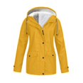 thumbnail image 1 of Chaqueta de Esquí Impermeable Yuyangstore Abrigo de Nieve Invierno Cálido Impermeable Con Capucha Gris Oscuro Amarillo M Rompevientos, 1 of 4
