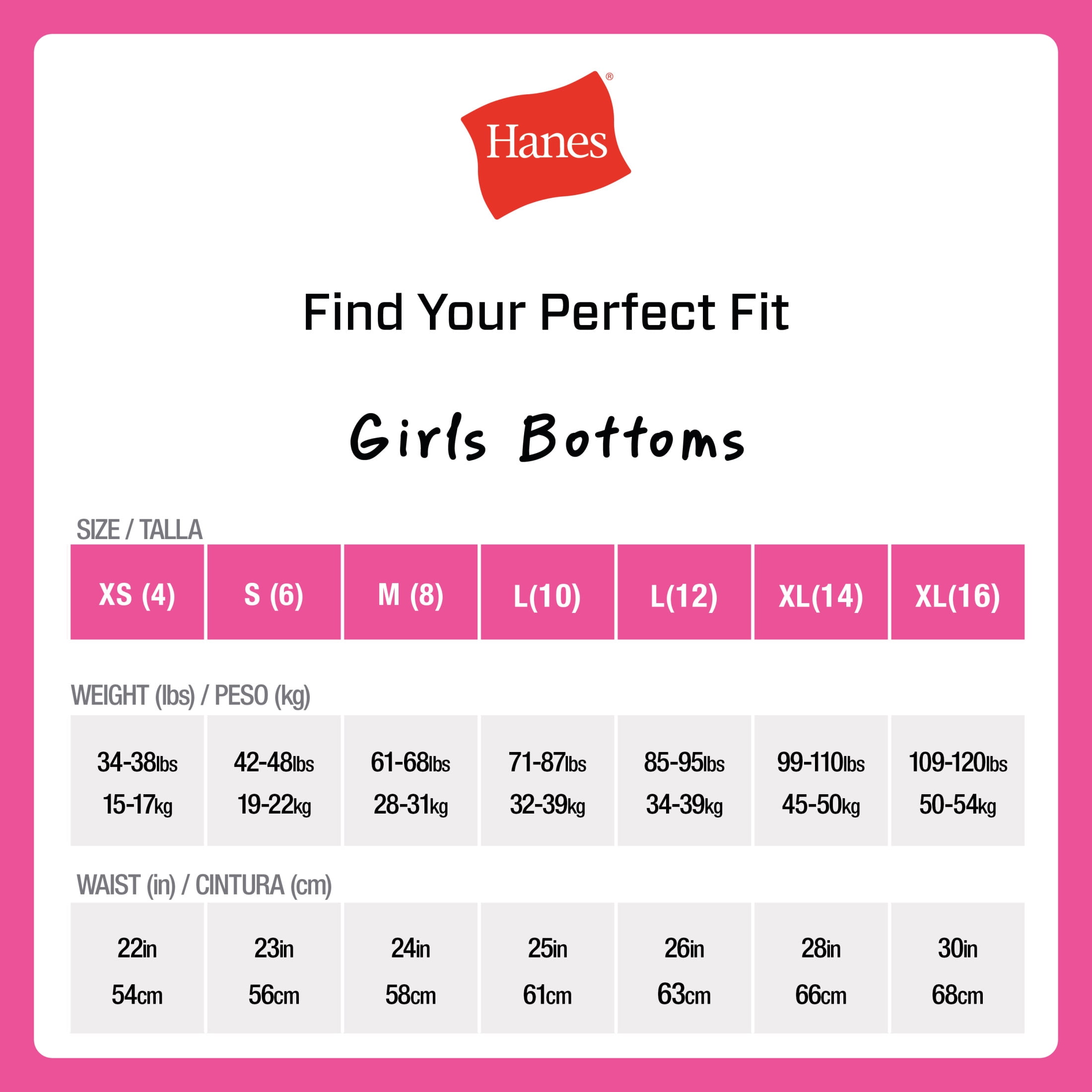 Hanes Girls Underwear Hipster Pack, 10-Pack, Cotton-Stretch Hipster Pants for Girls