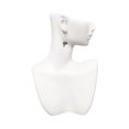 thumbnail image 3 of Delight Jewelry Silvertone Saddle Open Heart French Earrings, 3 of 4
