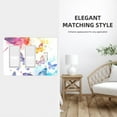 thumbnail image 5 of Watercolor Hand Painted Switch Cover Decorative Wall Plate 3-Gang 2-Decor 1-Toggle Standard Size, 5 of 5