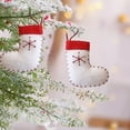thumbnail image 4 of mfyjkho Colgante De Árbol De Navidad De Fieltro De Lana, Hecho A Mano, De Tela, Decoración Navideña Para Árbol O Accesorios De Regalo, 7,5 X 7,5 Cm, 1 Unidad, 4 of 6