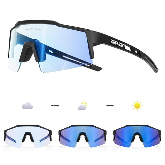 Gafas de ciclismo KAPVOE Photochromic UV400 para hombres, mujeres y jóvenes