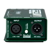 Radial Engineering ProAV1 Passive Multimedia Direct Box Bundle w/Pig Hog Mic ...