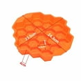 thumbnail image 5 of Xecvkr Silicone Honeycomb Cake Mold Flexible Baking Pan for Cake Soap Chocolate Making Non Stick Easy Release 24x21x4.5cm, 5 of 6