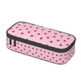 thumbnail image 2 of Goofa Strawberry And Heart Pattern Pencil Case, Multi- Slot Pencil Pouch, Portable Pencil Bag, Pen Case for& Office, 2 of 9