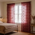 thumbnail image 4 of Dmlowu Sheer Curtains 78 inch Long, Semi-Sheer Lightweight Breathable Pleated Lace Curtains, Blackout Curtains for Living Room Bedroom Home Boho Decor, 4 of 6