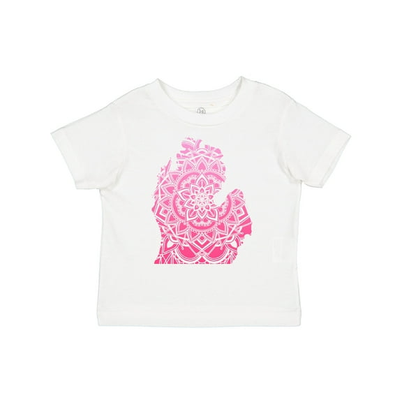 Inktastic Michigan Silhouette Mandala Boys or Girls Toddler T-Shirt