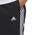thumbnail image 4 of Adidas Women's Essentials 3 Stripe Fleece Pant - Extended (Black/White,Women,1X), 4 of 4