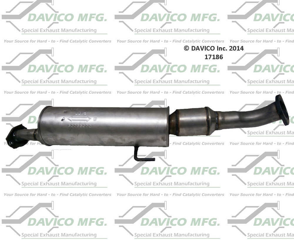 Davico Mfg 17186 Direct-Fit Catalytic Converter