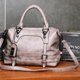 thumbnail image 5 of Bolso de hombro de piel sintética lavada para mujer bandolera Retro Likrtyny de gran capacidad para oficina bolso de trabajo para mujer bolso de viaje con múltiples bolsillos, 5 of 6