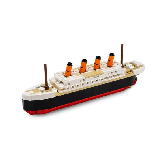 Brick Loot Titanic Building Bricks Set (Mid Sized 217 Pieces) 100% Compatible, fits Lego and Other Major Brands