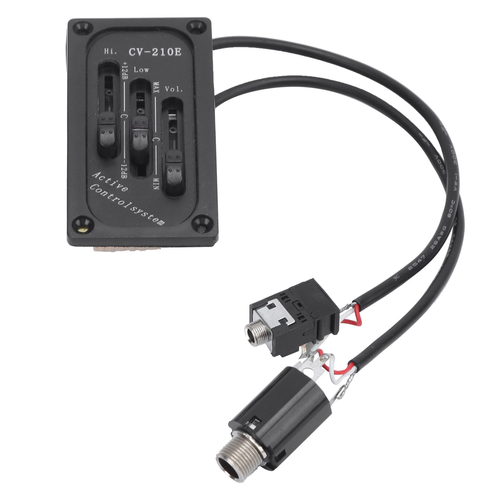 Garosa Violin Pickup Adjustable Silent EQ Equalizer Accessory Set Kit