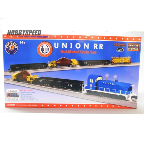 LIONEL UNION RR HOT METAL TRAIN LEGACY SET NW2 DIESEL train railroad 2322060 NEW