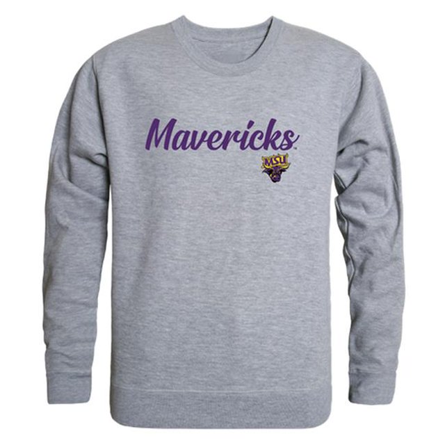 556-132-HGY-03 Minnesota State University, Mankato T-Shirt Col Rond Script, Gris Chiné - Large