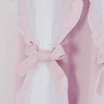 thumbnail image 3 of Fashnice 2 Layer Privacy Tulle Energy Efficient Window Blackout Curtain Thermal Insulated Luxury Drapes Sheer Voile Living Room Bedroom Light Pink Curtain+ White Yarn 1PC-52 x 63 in, 3 of 3