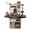Coffee Brown, variant on 65 PCS Large Pretend Play Kitchen Toy Set for Kids with Real Lights and Cooking Sounds, Steam, Play Sink with Running Water, Cut Play Food, Menu Board and Accessory Play Set