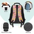 thumbnail image 6 of KUIFORTI Cute Fruit Capybara Print Kids School Backpack Kids School Bag 17 Inch Large Capacity With Multiple Storage Pockets For Elementary Primary Middle Students Back to School Essentials Gifts, 6 of 7