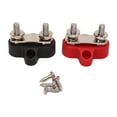 thumbnail image 2 of Bus Bar Terminal Block 1 Pair 48V Battery Power Stud Stainless Steel Post Bus Bar Terminal Block for Truck RV Boat, 2 of 8