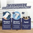 thumbnail image 5 of Panther Armor Cat Scratch Protector, Double-Sided Polyester Sofa & Chair Protector, 2-Piece Value Pack, Clear, 5 of 8