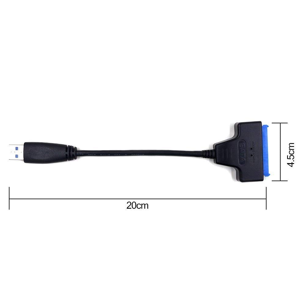 USB 3.0 to SATA Adapter Cable for 2.5 inch SSD/HDD Drives SATA to USB