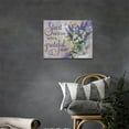 thumbnail image 3 of Lavender Wall Art Rustic Purple Lavender Canvas Painting Prints Purple Flowers Butterfly Motivational Quotes Pictures Wall Decor Contemporary Artwork Home Decor for Bathroom Living Room 16"x12", 3 of 6