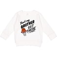 thumbnail image 2 of Inktastic That's My Brother out There Basketball Toddler Sweatshirt, 2 of 4