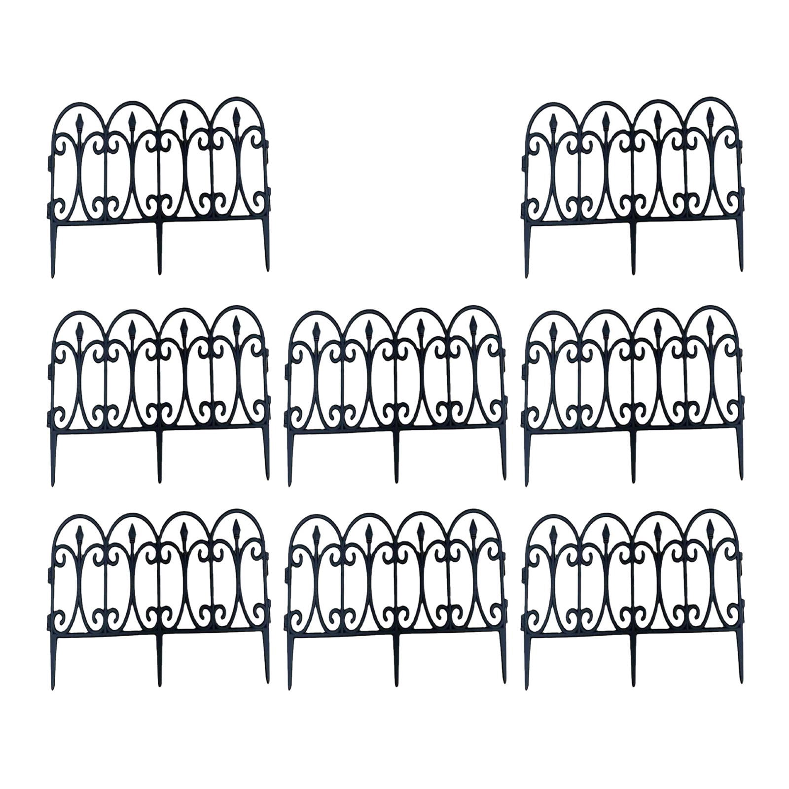 Garden Fence Decorative Edging Landscape Border for Decor Patio Backyard 8pcs