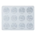 thumbnail image 1 of Doce constelaciones moldes de fundición de silicona DIY artesanía joyería colgante molde transparente, 1 of 5