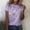Purple, variant on Women's Oversized Short Sleeve Tops Floral Graphic Printed Blouses 2025 Basic Crewneck Tee Fall Casual Fashion Y2K Shirts