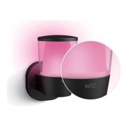 Wiz Color Smart Black LED Color Smart Wall Light Fixture
