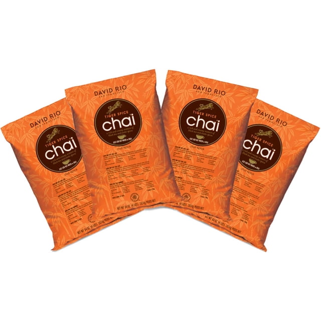 Bolsa Chai David Rio Tiger Spice de 1,81 kg (paquete de 4)