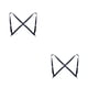 thumbnail image 4 of Minnieouse Poliéster Unisex Brace Reemplazo Coreano Universal Adultos Portable Ajustable Elástico Back Braces con 2 Clips Negro 2piezas, 4 of 6