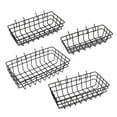 thumbnail image 3 of Juego de Contenedores de Cesta de Tablero Perforado de 4 Piezas, Cesta de Alambre de Metal Cuadrada, Ganchos para Cada Tablero para Almacenar Herramie, 3 of 8