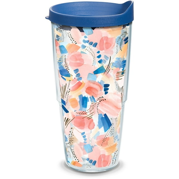 Tervis Yao Cheng - Sand and Sea Made in USA Double Walled Insulated Travel Tumbler, Classic 24oz