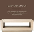 thumbnail image 5 of Maven Lane Artemis Contemporary Wooden Coffee Table in Refined White Finish, 5 of 7