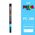 thumbnail image 1 of UNI POSCA-rotuladores de PC-3M POP, póster publicitario, bolígrafo de pintura de estudiante de oficina, papelería pintada a mano de Anime, 31 colores, 1 unidad, 1 of 4