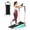 White, variant on Manual Treadmill, Motorless Walking Pad with Dual Flywheel & Fixed Incline, LCD Monitor, Non-Slip Belt, Compact Foldable Design for Walking/Jogging