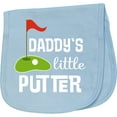 thumbnail image 2 of Inktastic Golfing Daddys Little Putter Baby Burp Cloth, 2 of 3