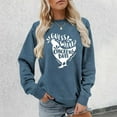 thumbnail image 2 of Funny Chicken Lovers Farm Life Pullover Sweatshirt For Women Vintage Long Sleeve Crew Neck Novelty Hoodie Shirt, 2 of 4