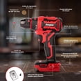 thumbnail image 2 of Taladro Inalámbrico Compacto 3/8” 20V ENERGIZER con Batería 2Ah y Cargador – Ideal para Uso Doméstico y de Bricolaje, 2 of 9