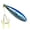 Blue, variant on Flat-Fall Slow Pitch Jig, Sinking Metal Fishing Lure with BKK Hooks for Saltwater