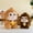 Brown, variant on Monkey Stuffed Animal Cute Monkey Plush Soft Monkey Plushie with Banana Monkey Toy Gift for Kids(Yellow)