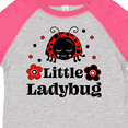 thumbnail image 4 of Inktastic Little Ladybug with Flowers Boys or Girls Toddler T-Shirt, 4 of 5
