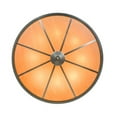 thumbnail image 5 of Meyda Tiffany 152861 Commerce 8 Light 48" Wide Semi-Flush Bowl Ceiling Fixture - Nickel, 5 of 7