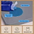 thumbnail image 5 of GORILLA GRIP Waterproof Silicone Under Sink Mat with Lip for Kitchen and Bathroom, 22 x 19 in, Gray, 5 of 9