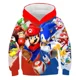 thumbnail image 3 of Ropa infantil con estampado de Sonic, sudadera con capucha informal de moda para niños, periféricos de animación para adultos, 3 of 5