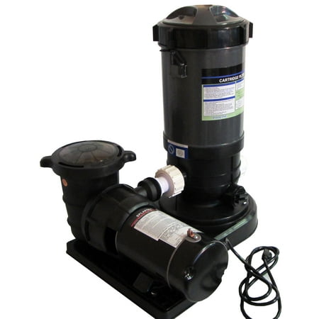 pump cartridge above pool filter ground swimming system hp speed
