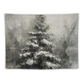 thumbnail image 5 of Orinice Snow Covered Pine Tree Tapestry Wall Hanging Unique Style for Home Decor | Graphic Tapestries for Living Room Bedroom Dorm | 4 Sizes Available 40x30inch, 5 of 6